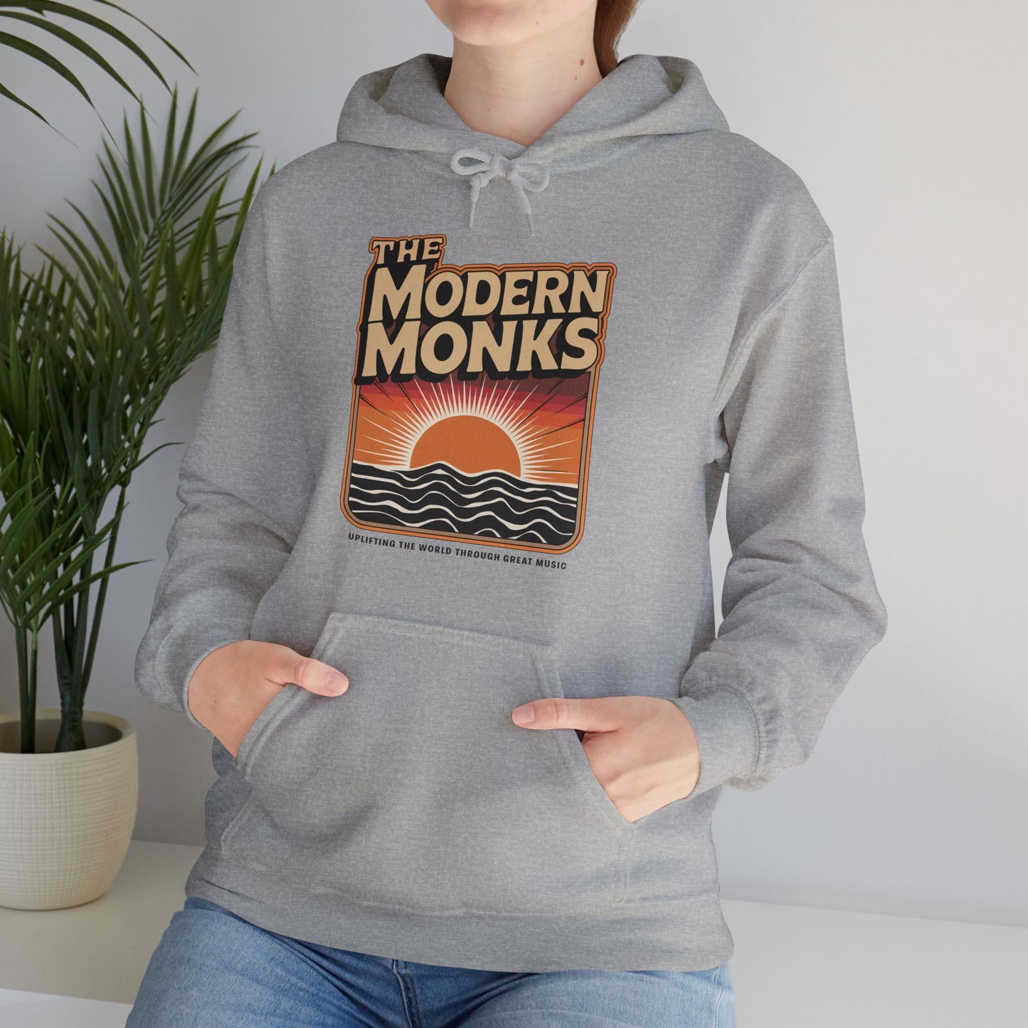 Modern Monks Retro Sunrise Hoodie