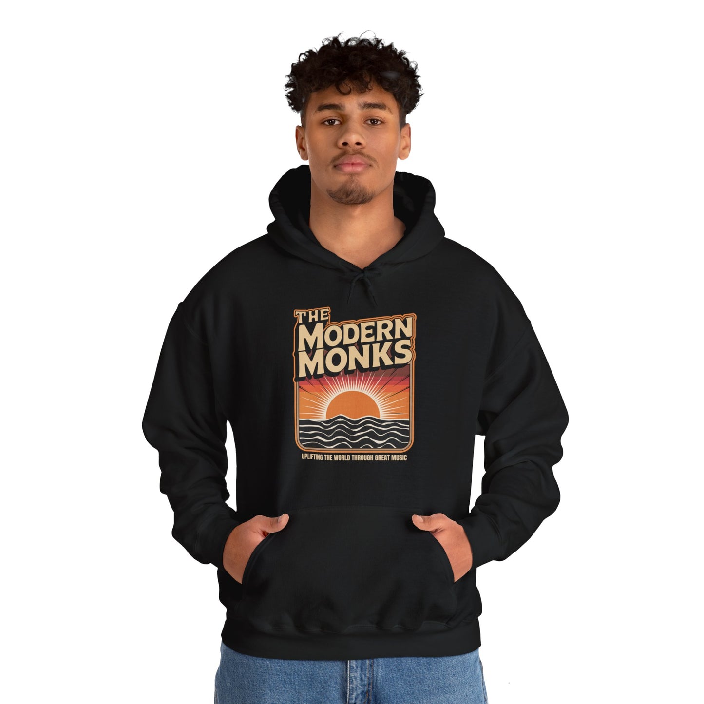 Modern Monks Retro Sunrise Hoodie