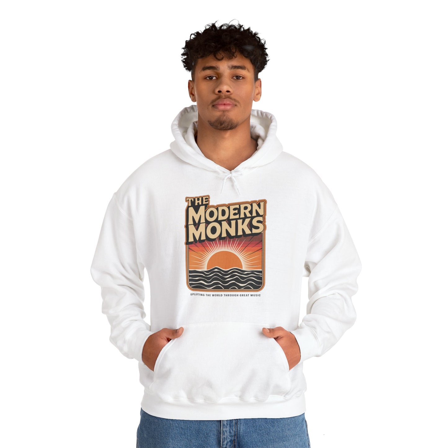 Modern Monks Retro Sunrise Hoodie