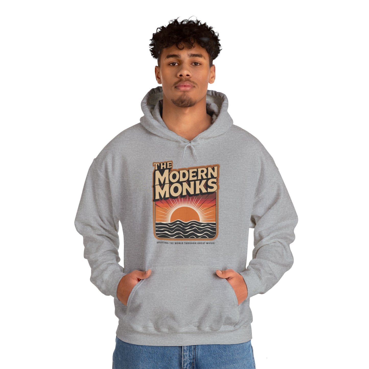 Modern Monks Retro Sunrise Hoodie