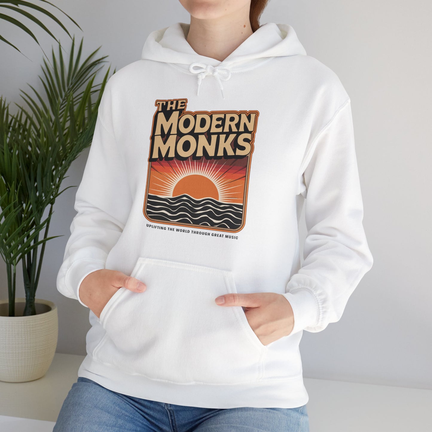 Modern Monks Retro Sunrise Hoodie