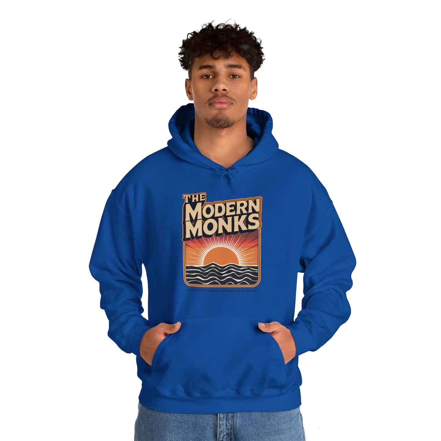 Modern Monks Retro Sunrise Hoodie